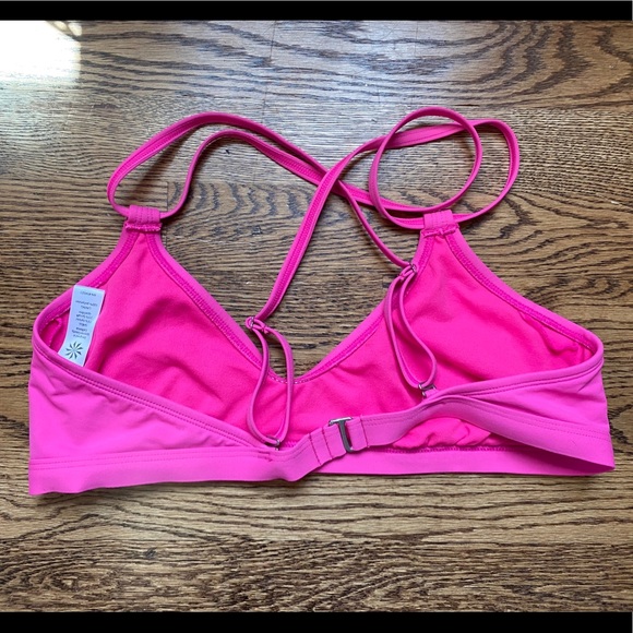 Athleta Swim Athleta Pink Triangle Bikini Top Poshmark